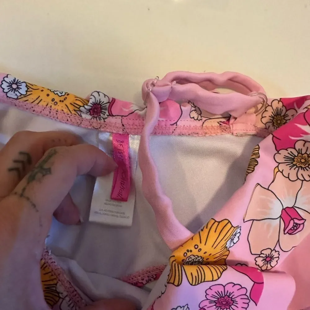 BUNDLE of 6 Betsey Johnson Kids Swim Bikinis - Pink, Yellow, Multicolor